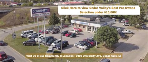 We are a premier Chevrolet dealer providing a vast inventory, always at a great price. . Community motors waterloo